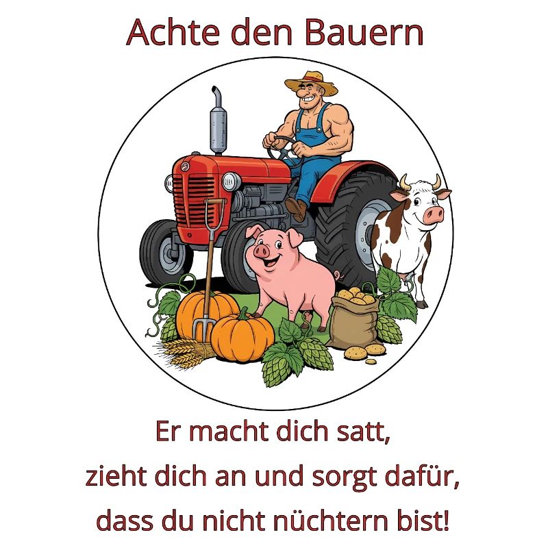 Bauernhof Traktor Rundbild