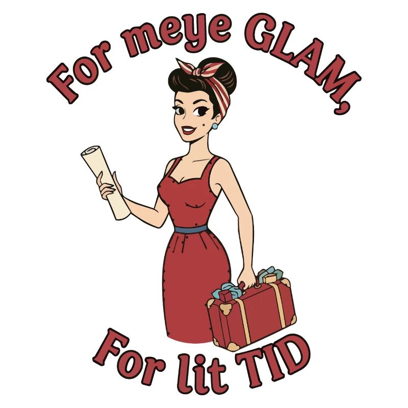 Retro Glam PinUp-Reisender