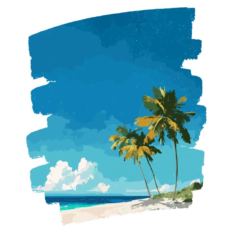 Strand Meer Palmen