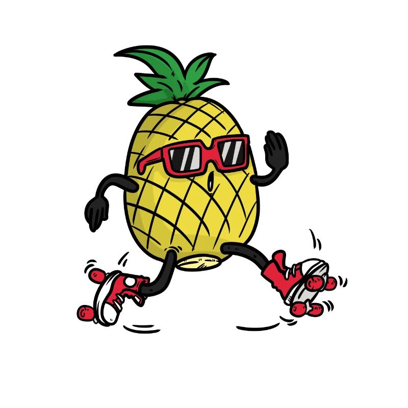 Pineapple Roller Skates , Ananas Inliner