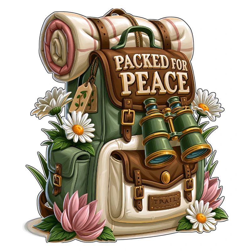 Packed for Peace Hiking Backpack