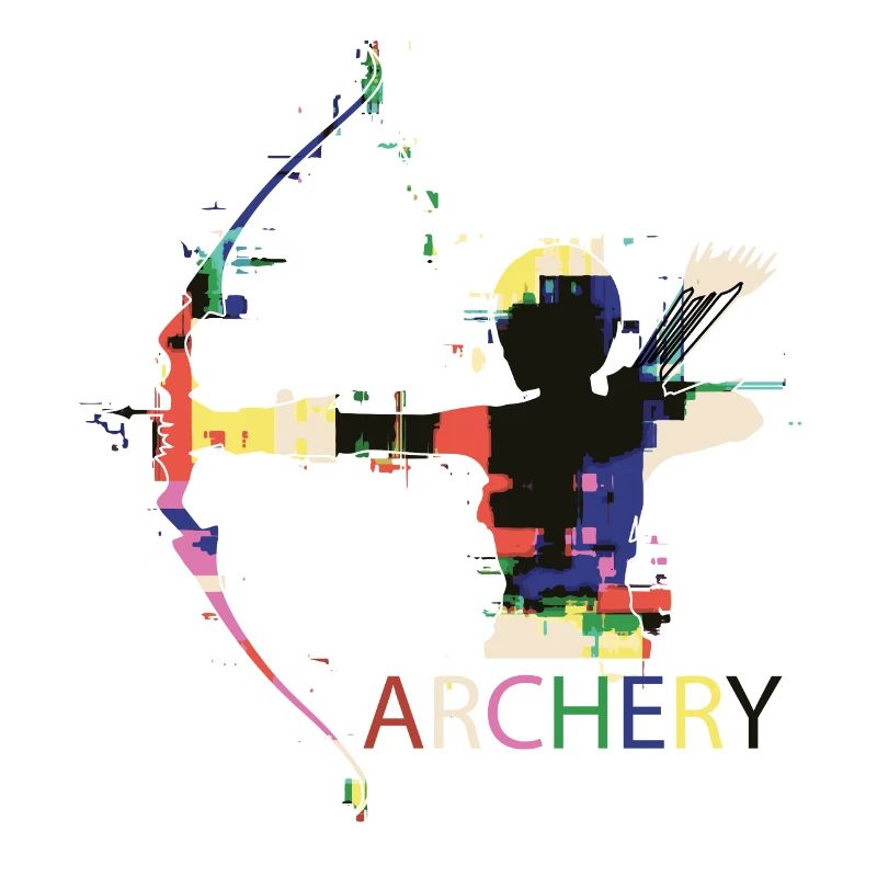 Bogenschießen Bogen Bogensport Comic Geschenk