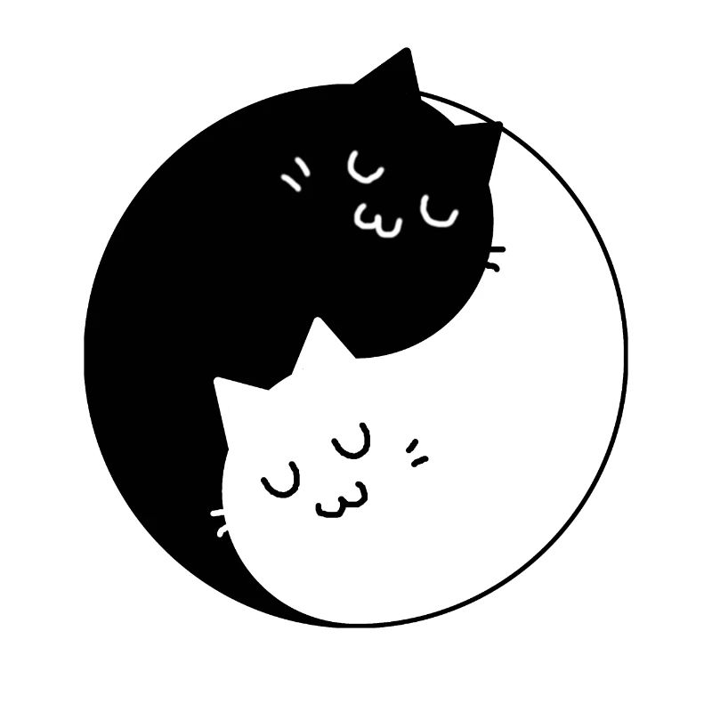 Katzen Yin Yang
