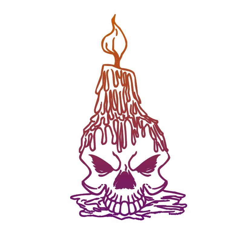 bunter totenkopf skull