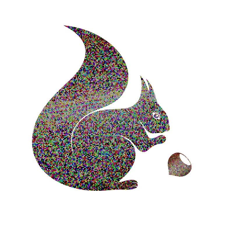 Paranormales Eichhörnchen