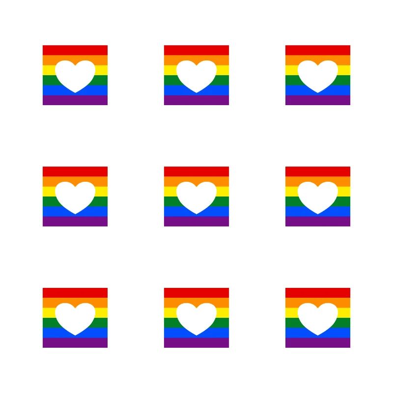 LGBTQ-Regenbogenherz