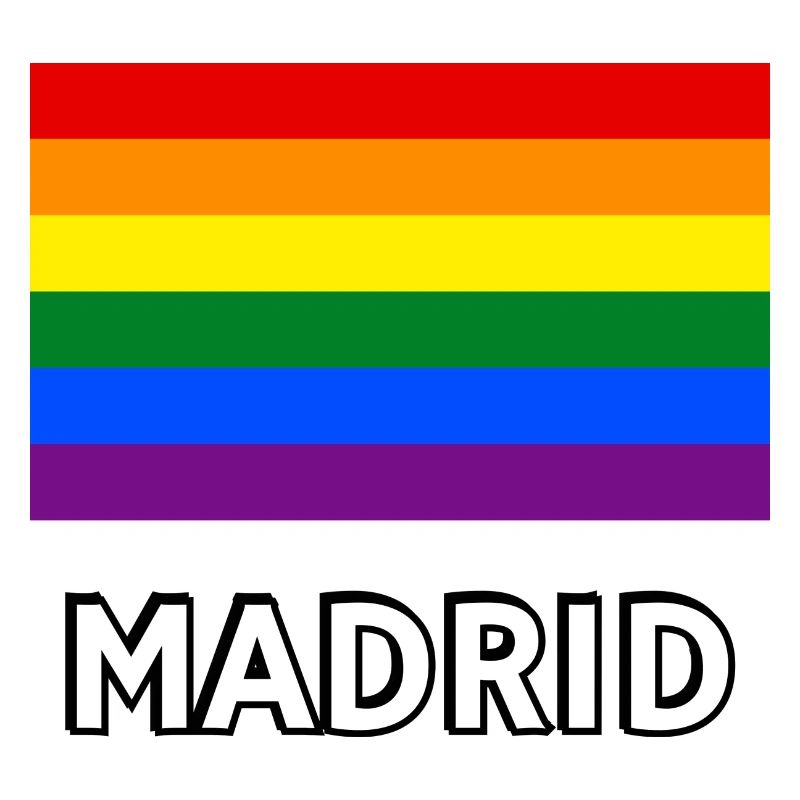 Pride Flagge Madrid