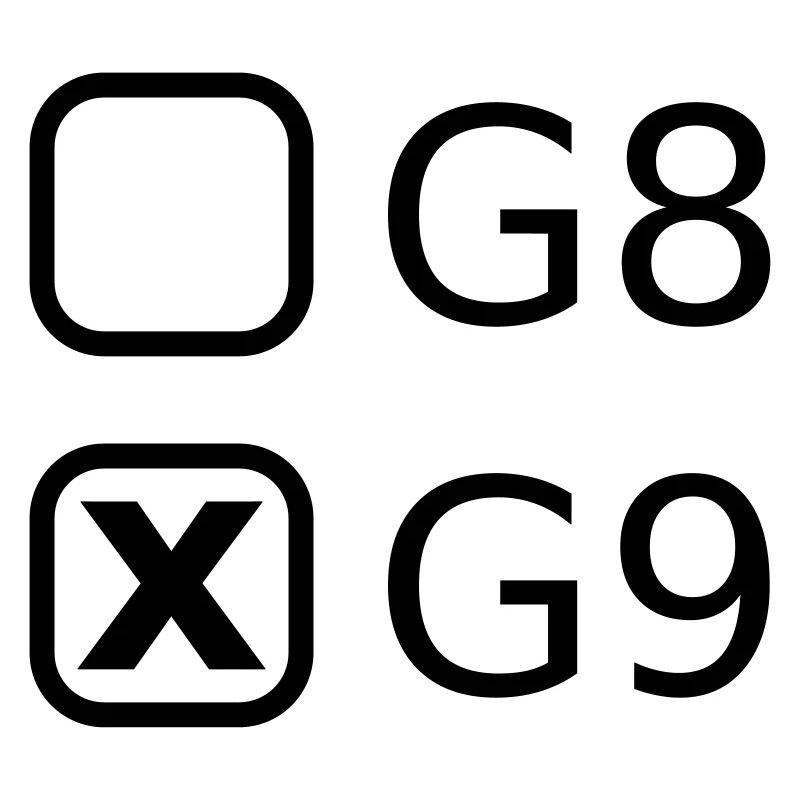 G8 G9