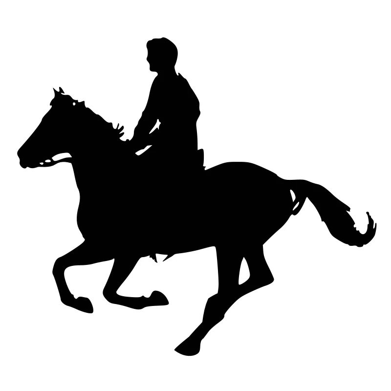 horse_riding_boy Silhouette