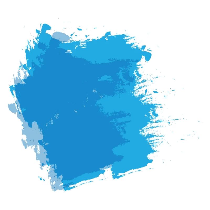 Paint blob splash painter gift colorful blue