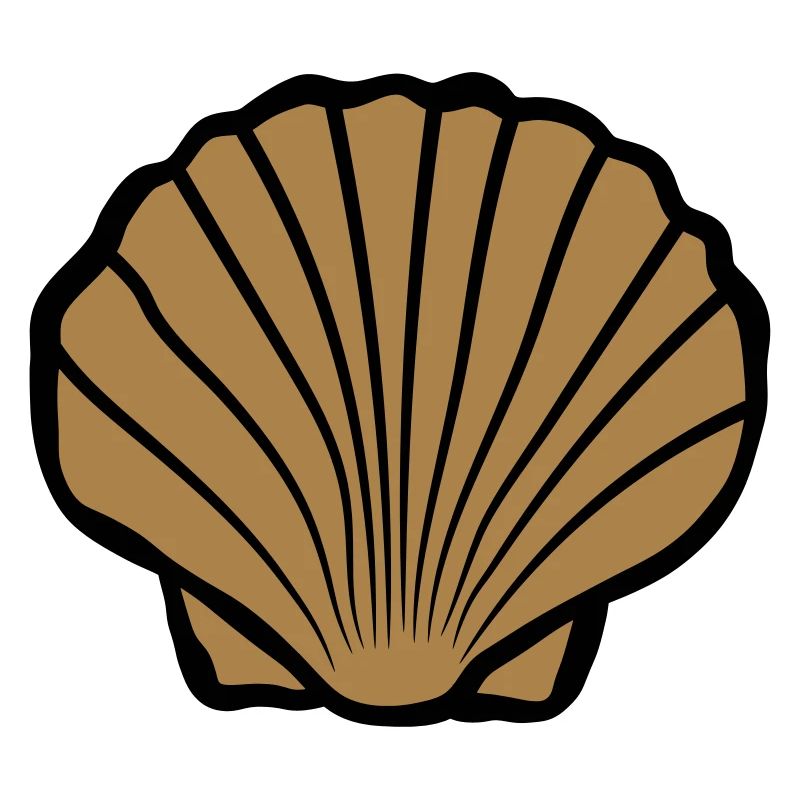 Braune Muschel Logo
