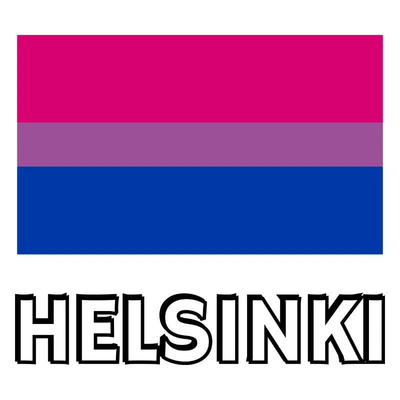 Drapeau de la Bi Pride Helsinki