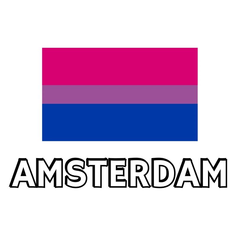 Drapeau de la Bi Pride Amsterdam