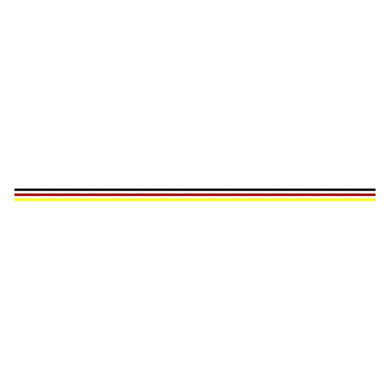 Deutschland Flagge Linie
