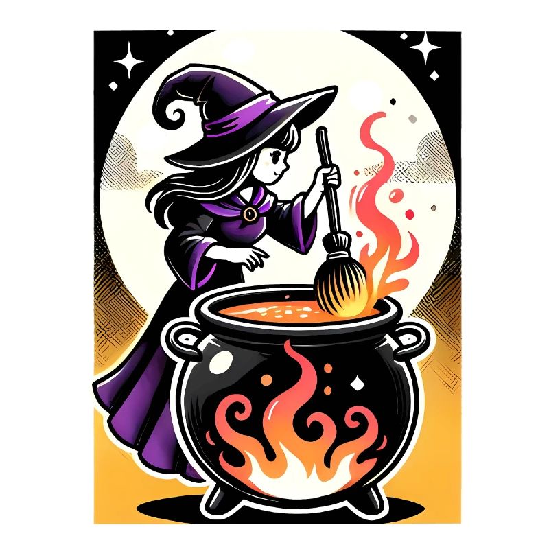 Conception de la sorcière des diables