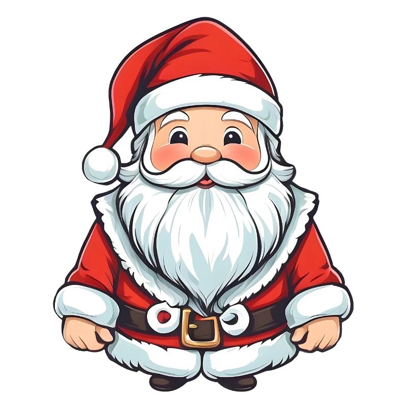 Comic Weihnachtsmann