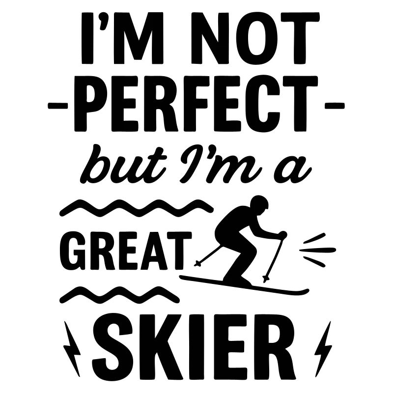 Super Skifahrer Winter Berge