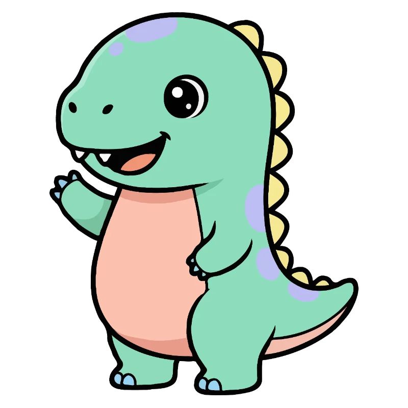 Süßer kleiner Drache