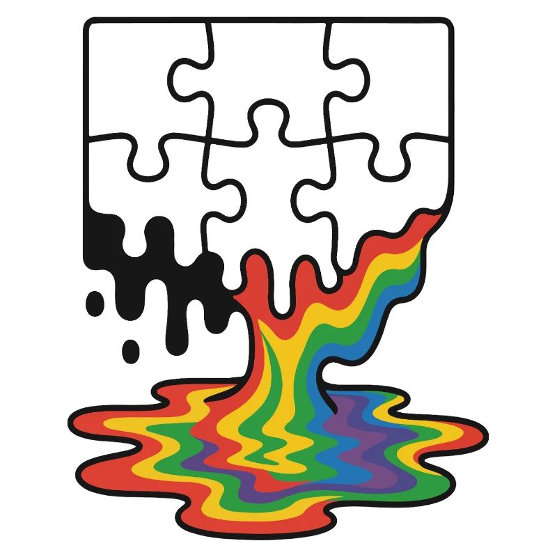Rainbow Melt Puzzle Splash
