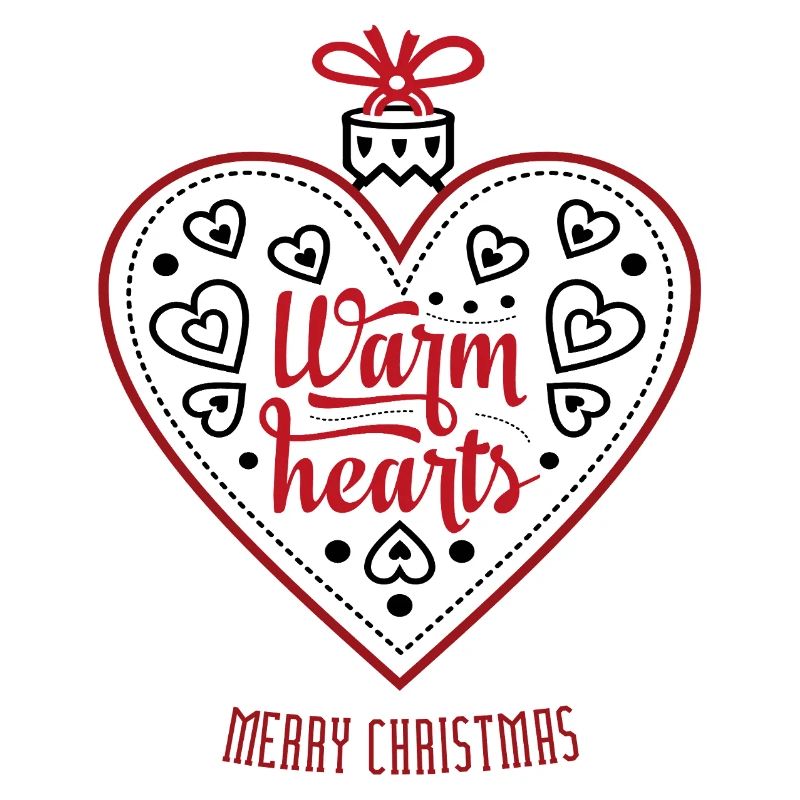 Weihnachtsherz Merry Christmas