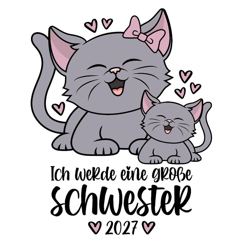 Ich werde eine Große Schwester 2027 Kätzchen