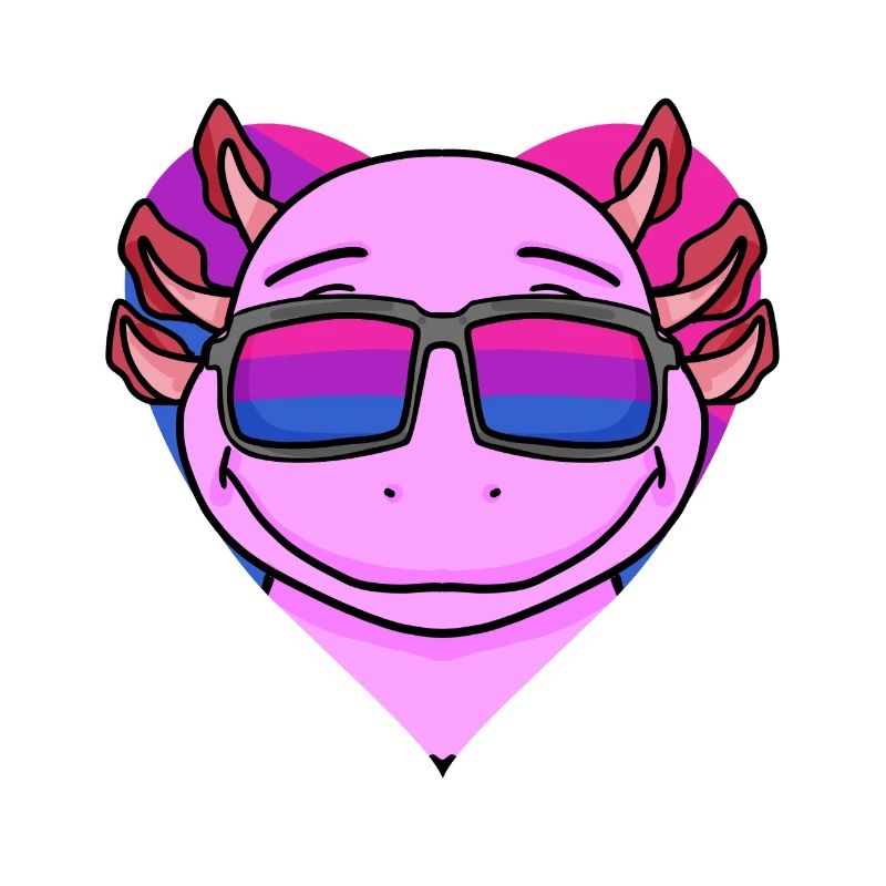 Bisexuell Axolotl Geschenk