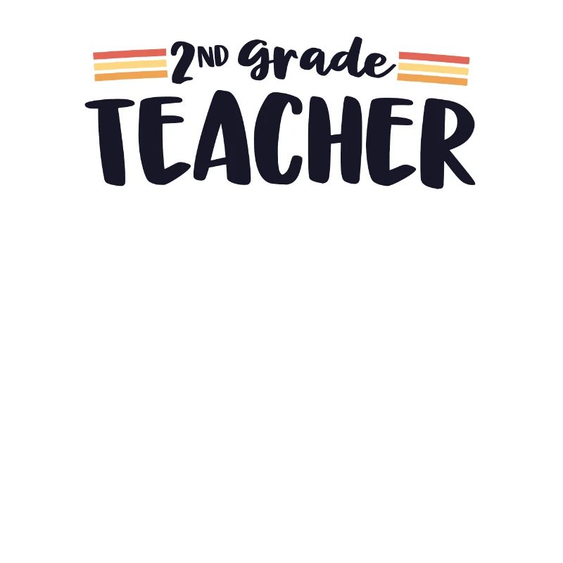 Retro 2nd Grade Teacher Second Matching 70s Back