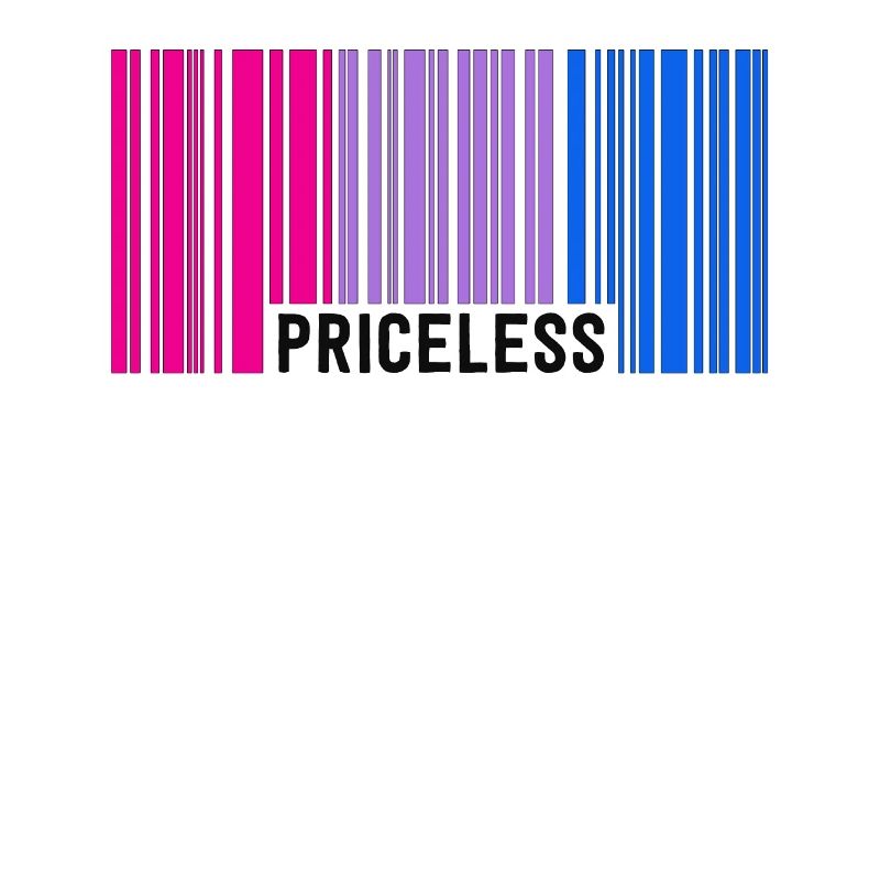 Inestimable Bisexual Pride Code à barres Subtil Bi Flag