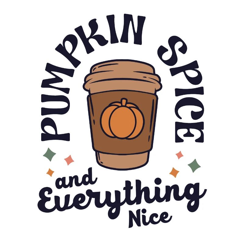 Pumpkin Spice And Everything Nice Retro Fall