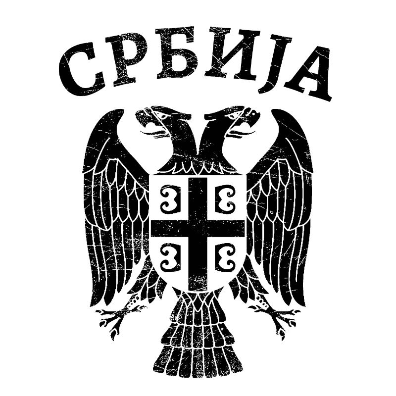 Serbien Adler Wappen