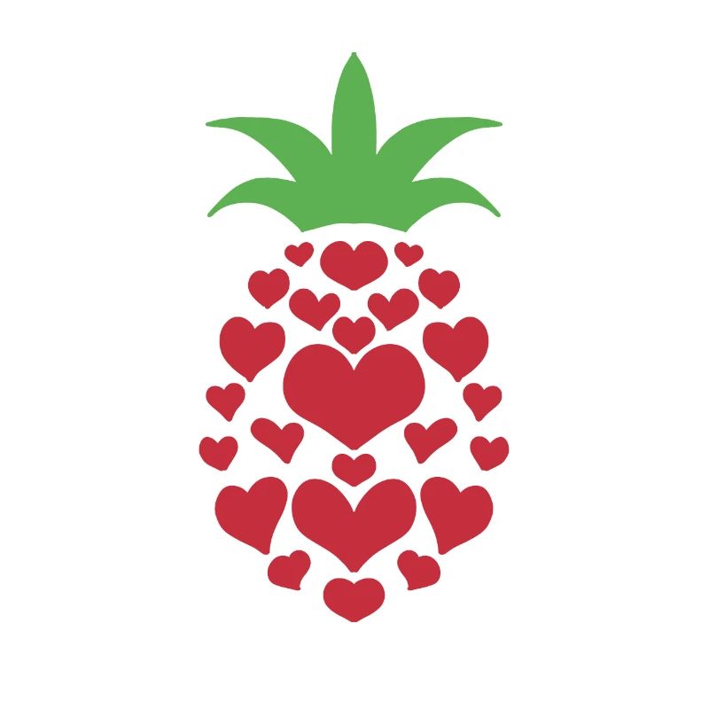Ananas Herz