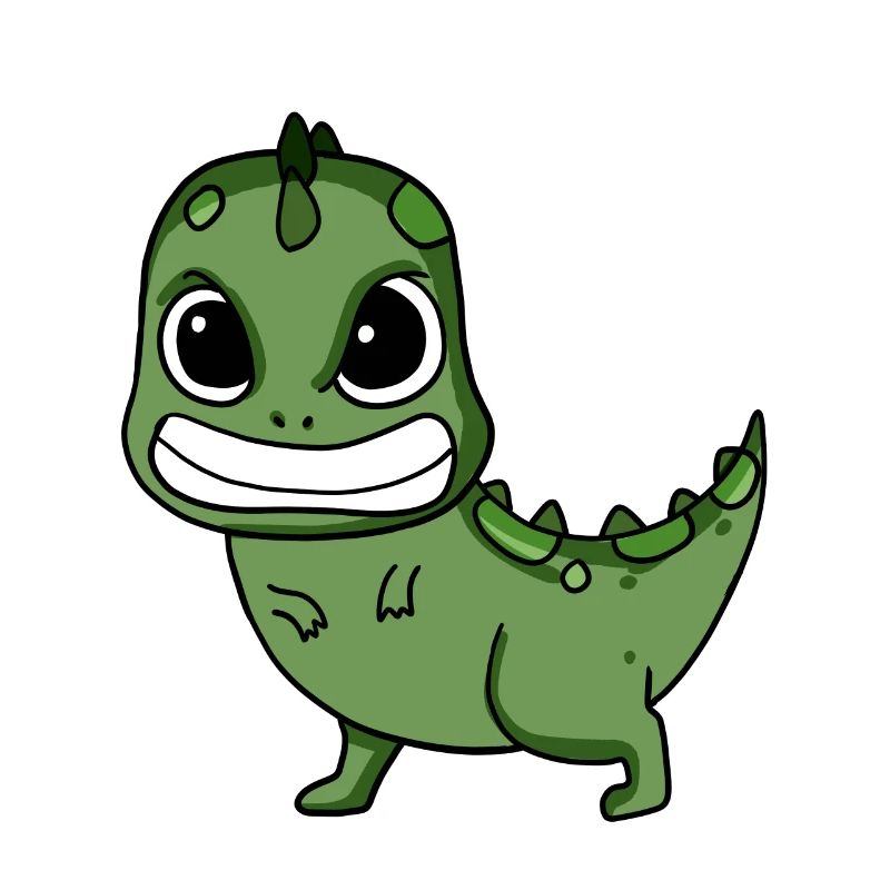 Wütender Dinosaurier