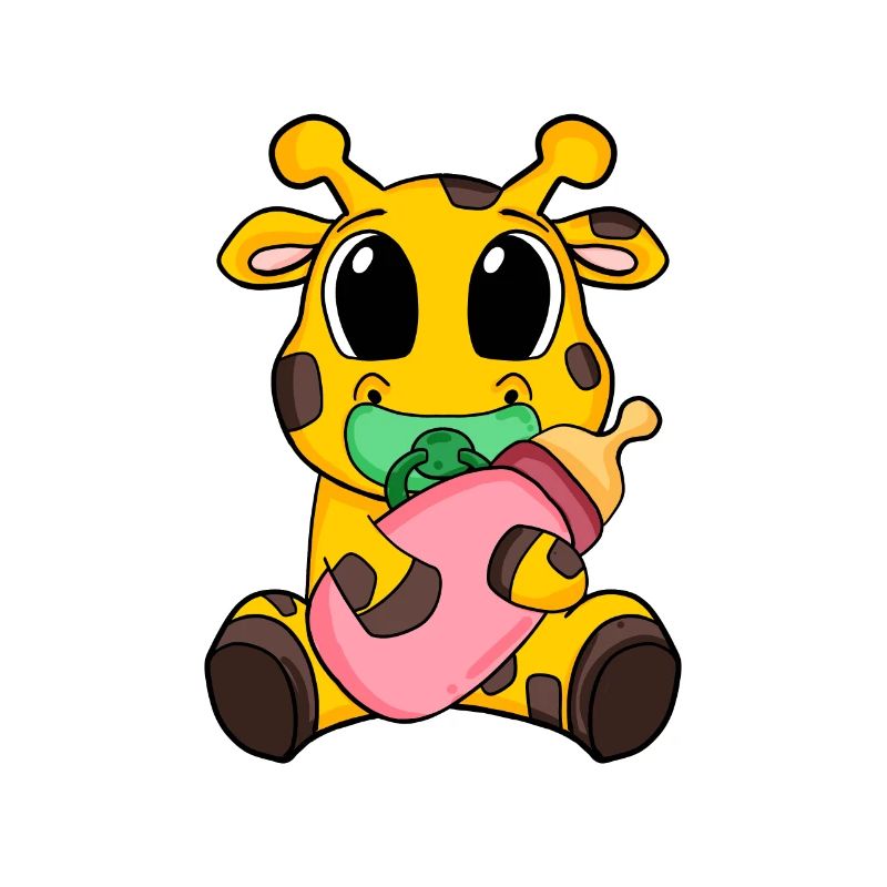Baby Giraffe Motiv