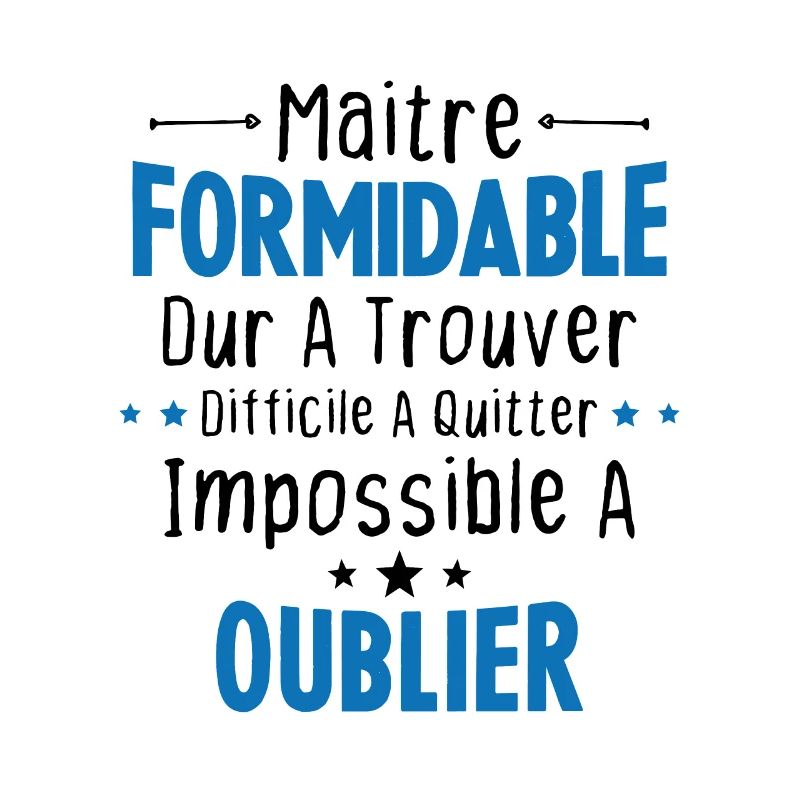 Maître Formidable Idée Cadeau Maître D'école