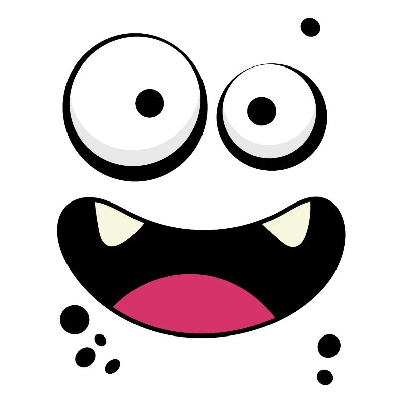 Monster-Gesicht