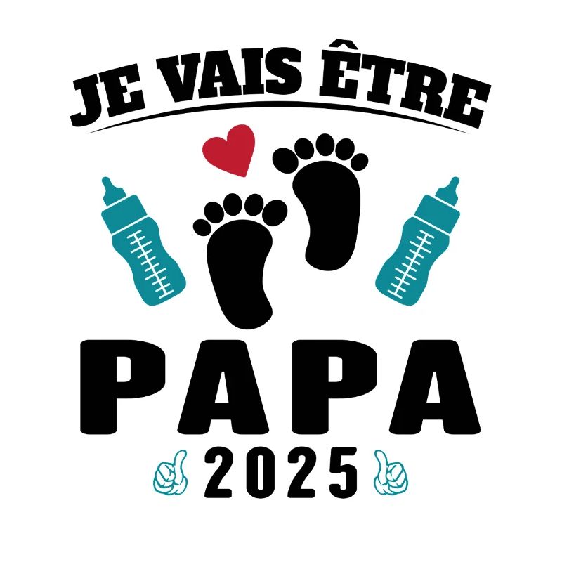 Mann Papa wird 2025 Geschenk