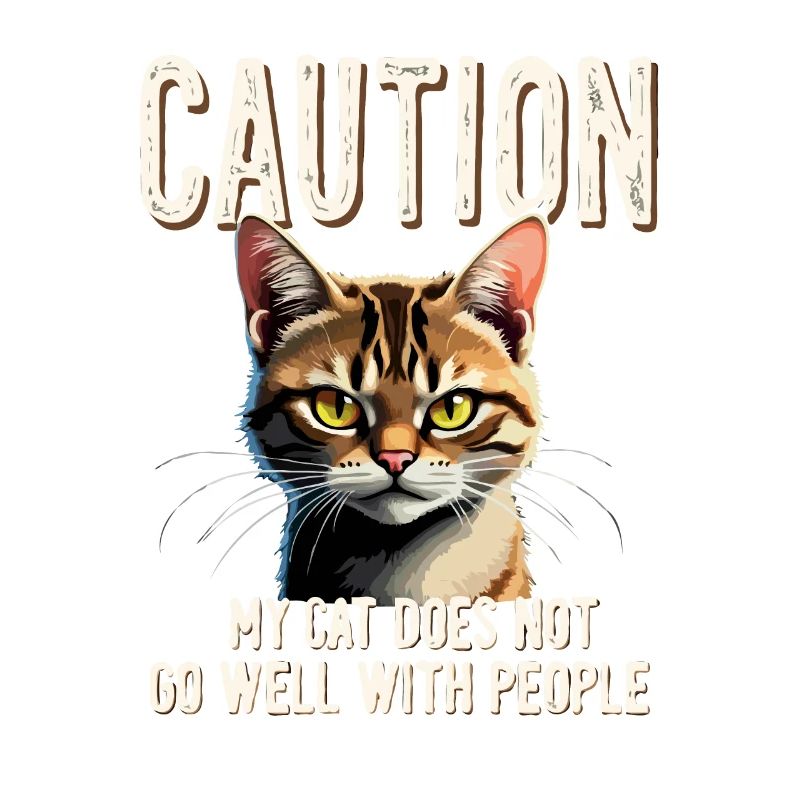 Drôle de chat Chat Propriétaire Chat de compagnie