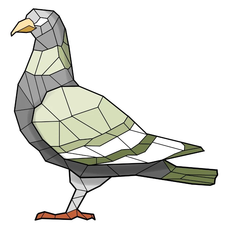 Taube Geometrisch Vogel