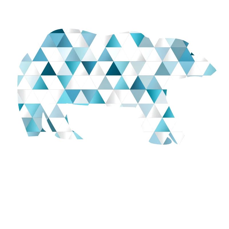 Eisbär mit Dreiecken