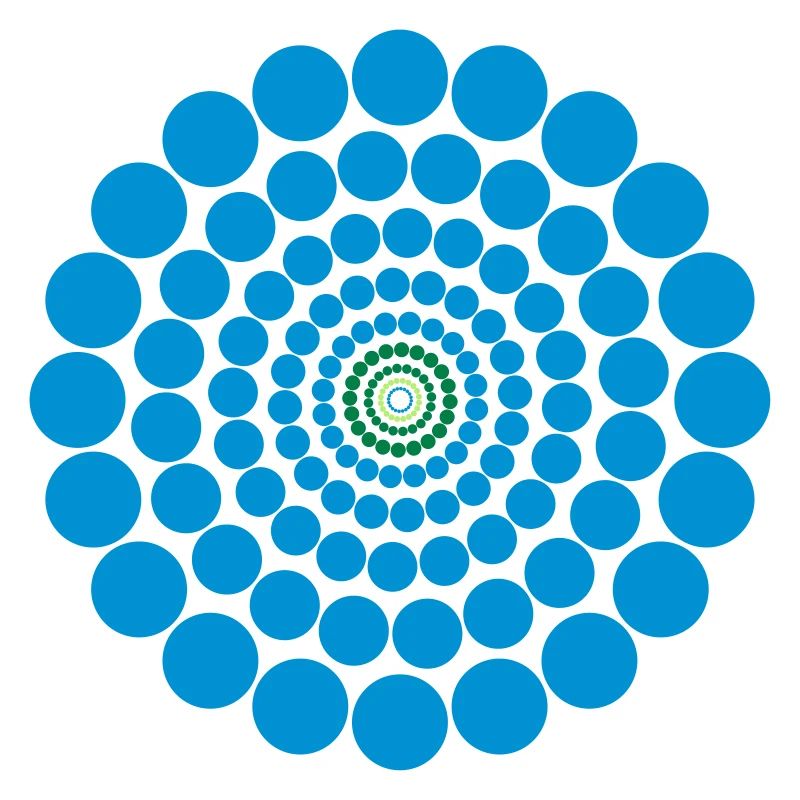Circle Pattern Art Abstract Magical Gift Cool
