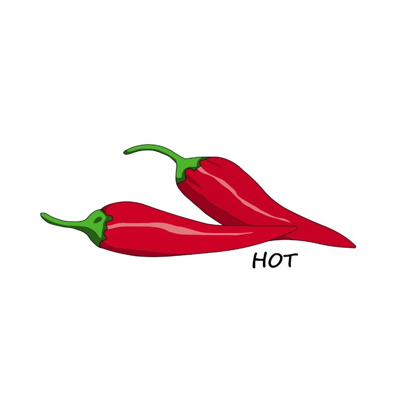 Rote Chilis HOT