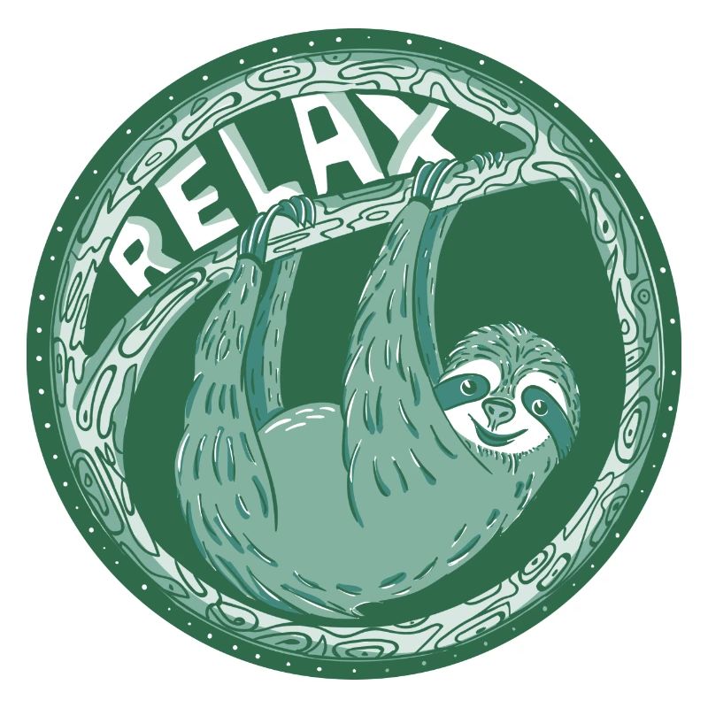 Relax -- Grünes Faultier