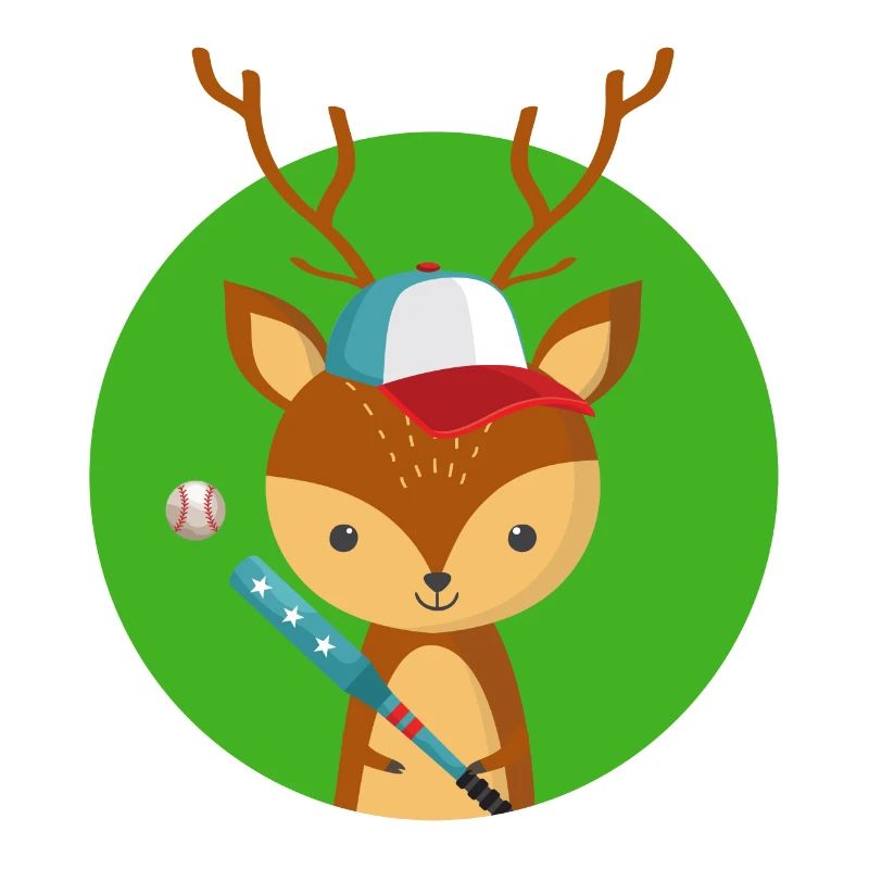 Hirsche und Baseball