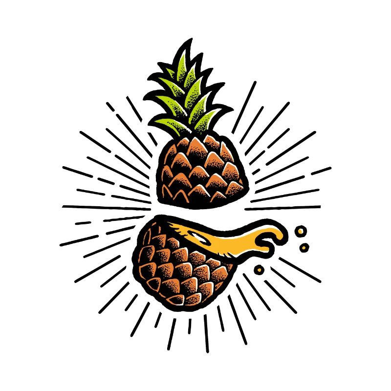 Ananas (heller Hintergrund)