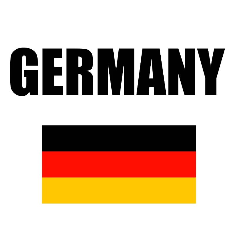 Germany mit Flaggendesign