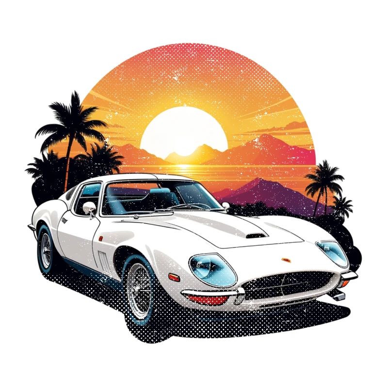 Oldtimer Sonnenuntergang