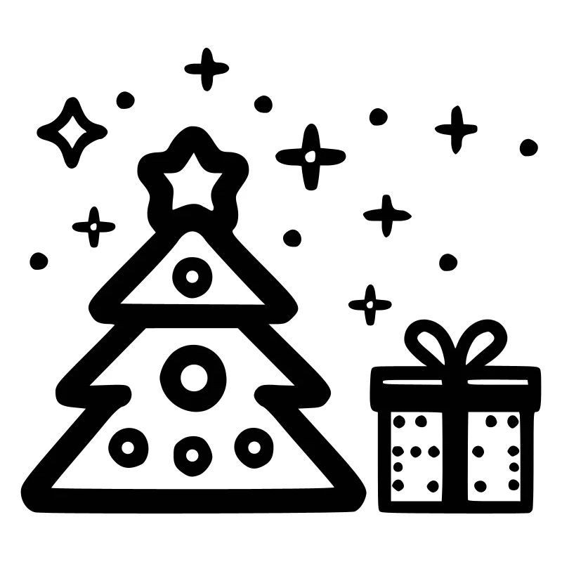 Klassischer Weihnachtsbaum