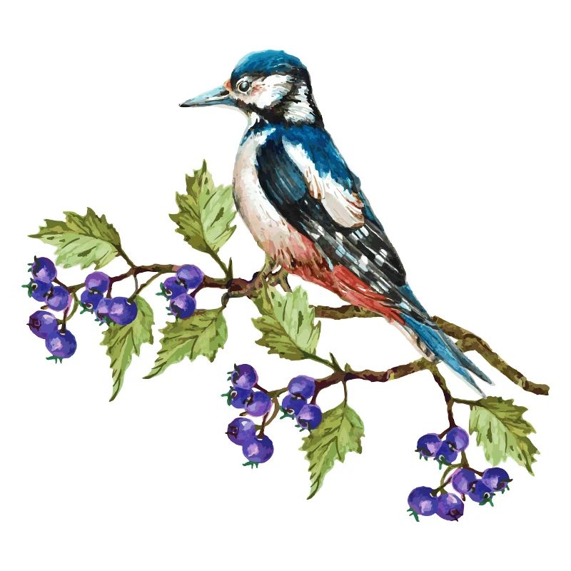 Bunter Vogel