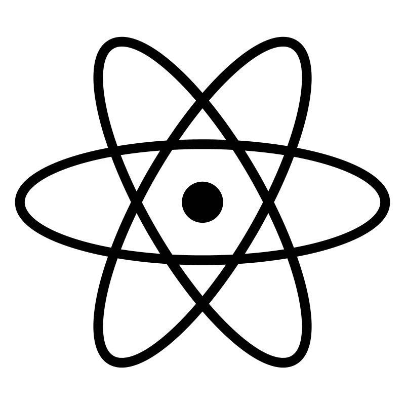 Atom Symbol Idee Geschenk Zeichen Physik