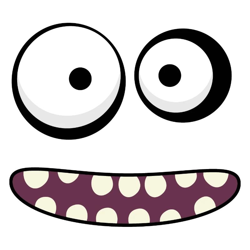 Monster-Gesicht